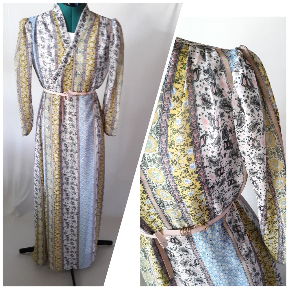 Long wrap dress